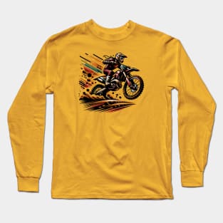 Motocross Motorbike Long Sleeve T-Shirt